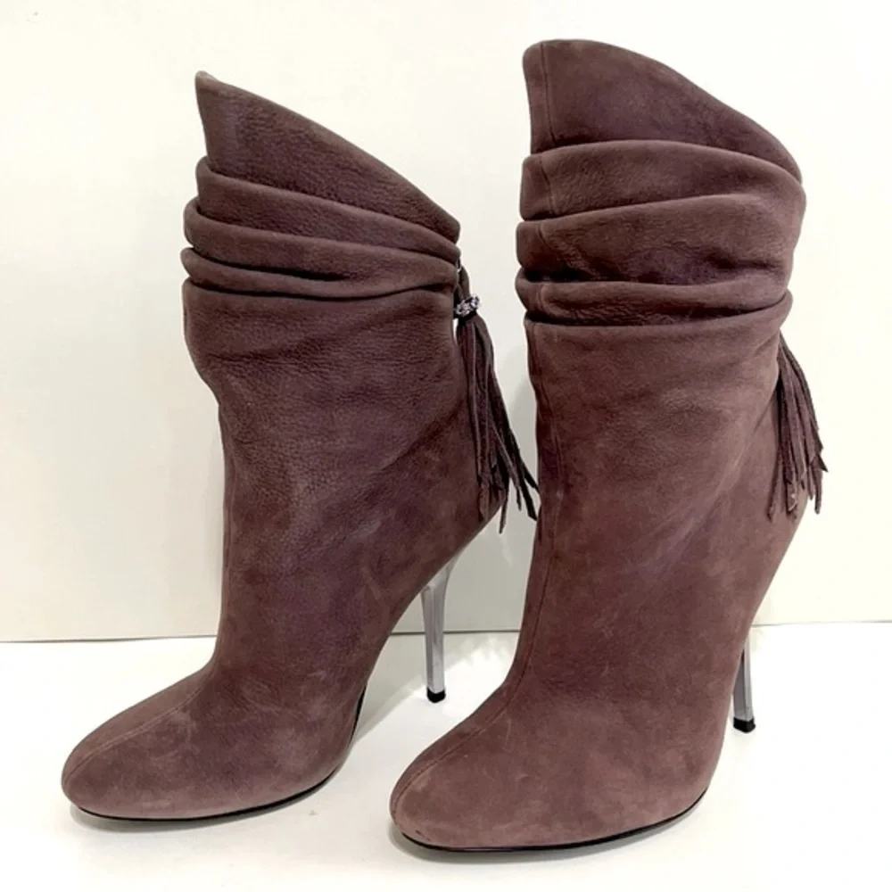 Marciano Guess Purple Suede Ankle Boots